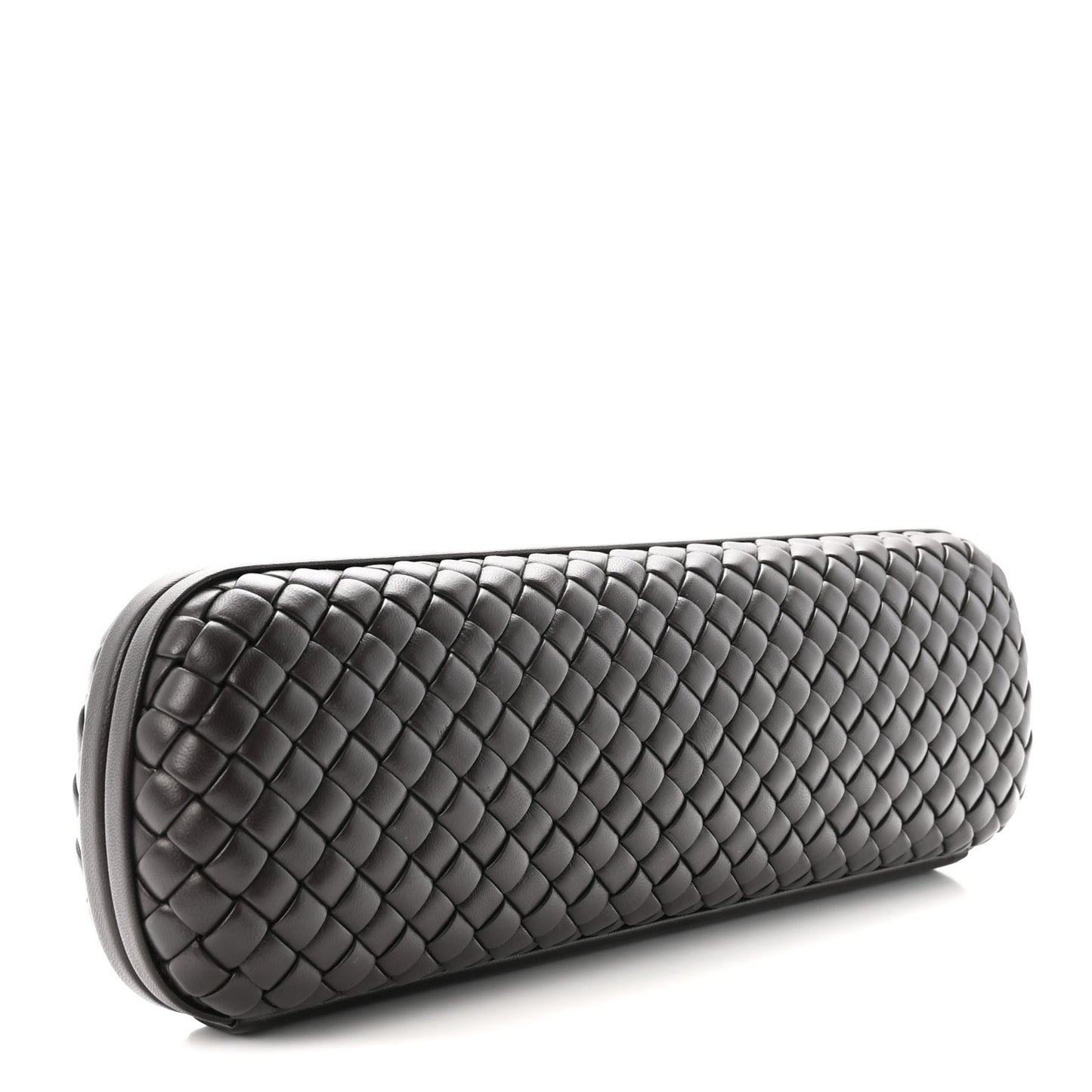 Nappa Intrecciato Stretch Knot Box Clutch Fondant