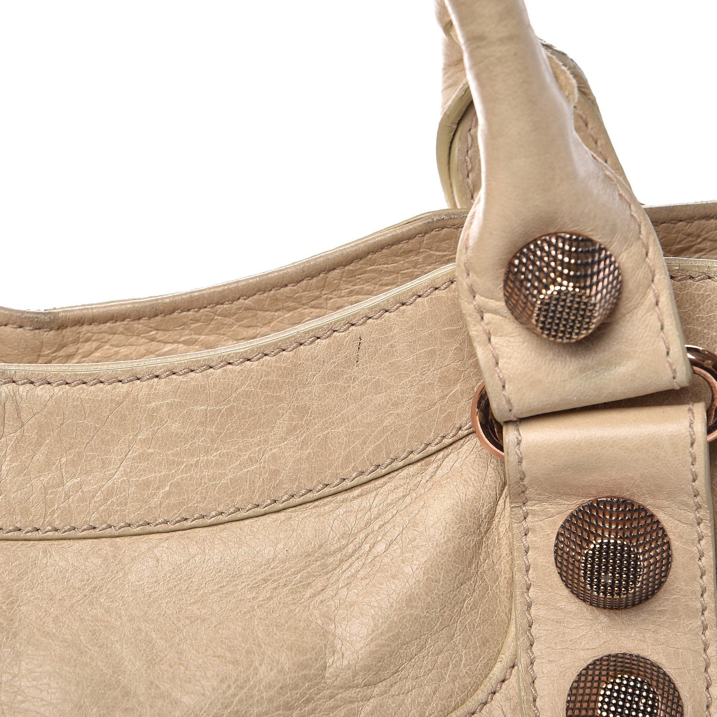 Agneau Giant 21 Rose Gold Hardware City Praline