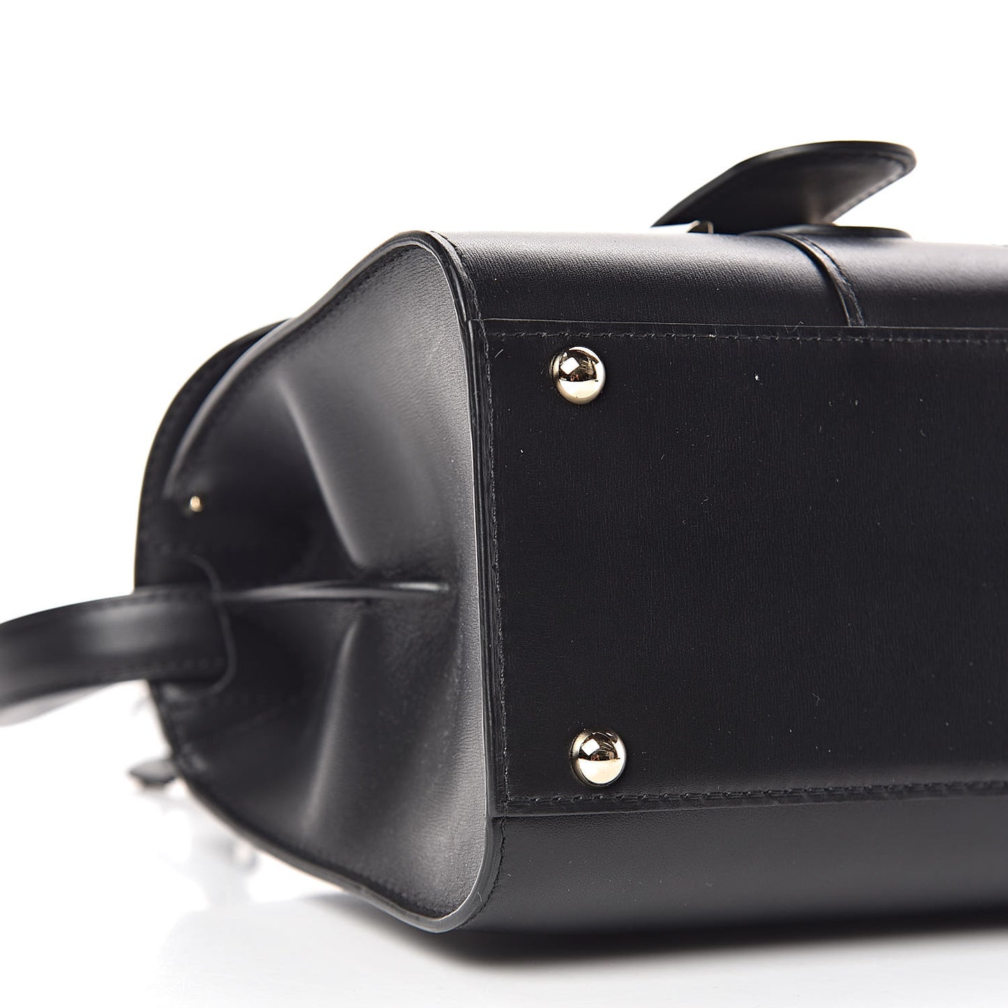 Calfskin Mini Brillant Satchel Black