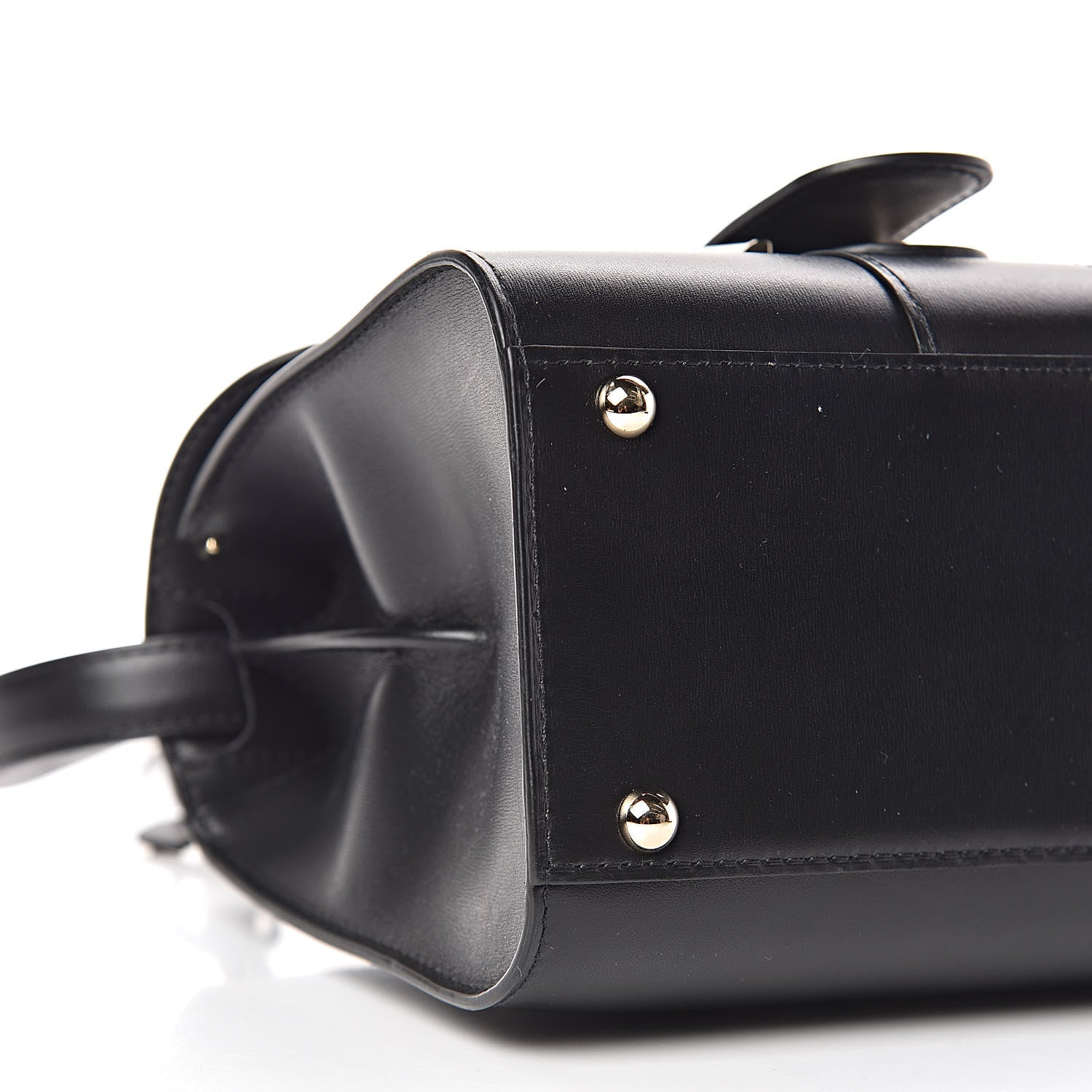 Delvaux Calfskin Mini Brillant Satchel Black 9 of 10