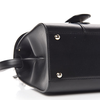 Delvaux Calfskin Mini Brillant Satchel Black 9 of 10