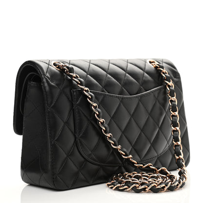 Chanel Lambskin Quilted Small Double Flap Black 3 of 14