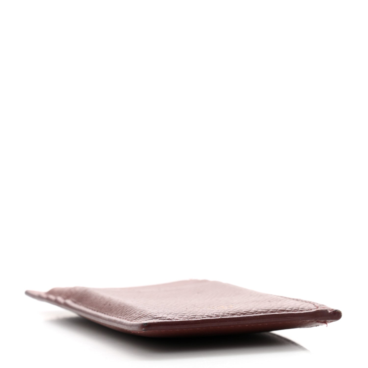 Celine Grained Calfskin Zipped Card Holder Grenat 4 of 15