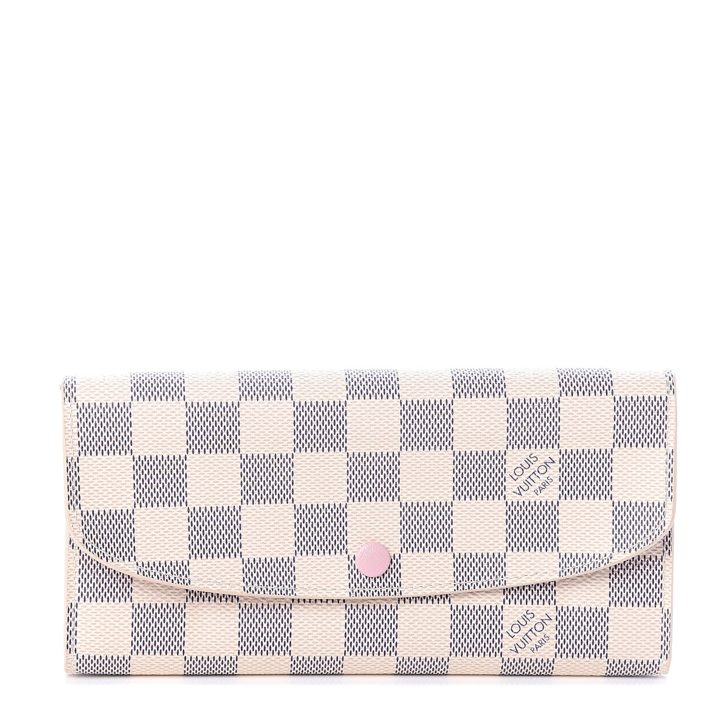 Damier Azur Emilie Wallet Rose Ballerine