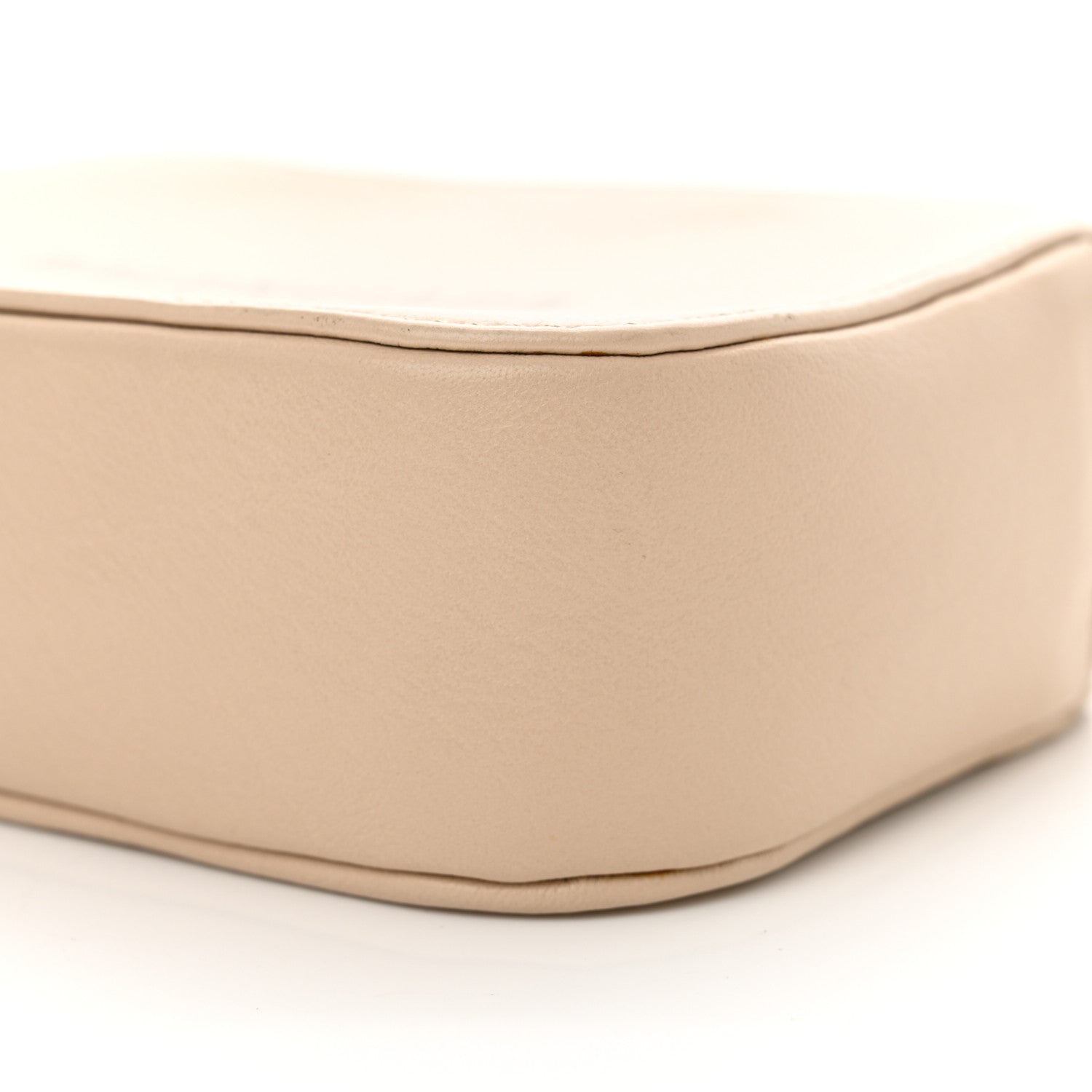 Balenciaga Calfskin Logo XS Everyday Camera Bag Light Beige Black 10 of 12