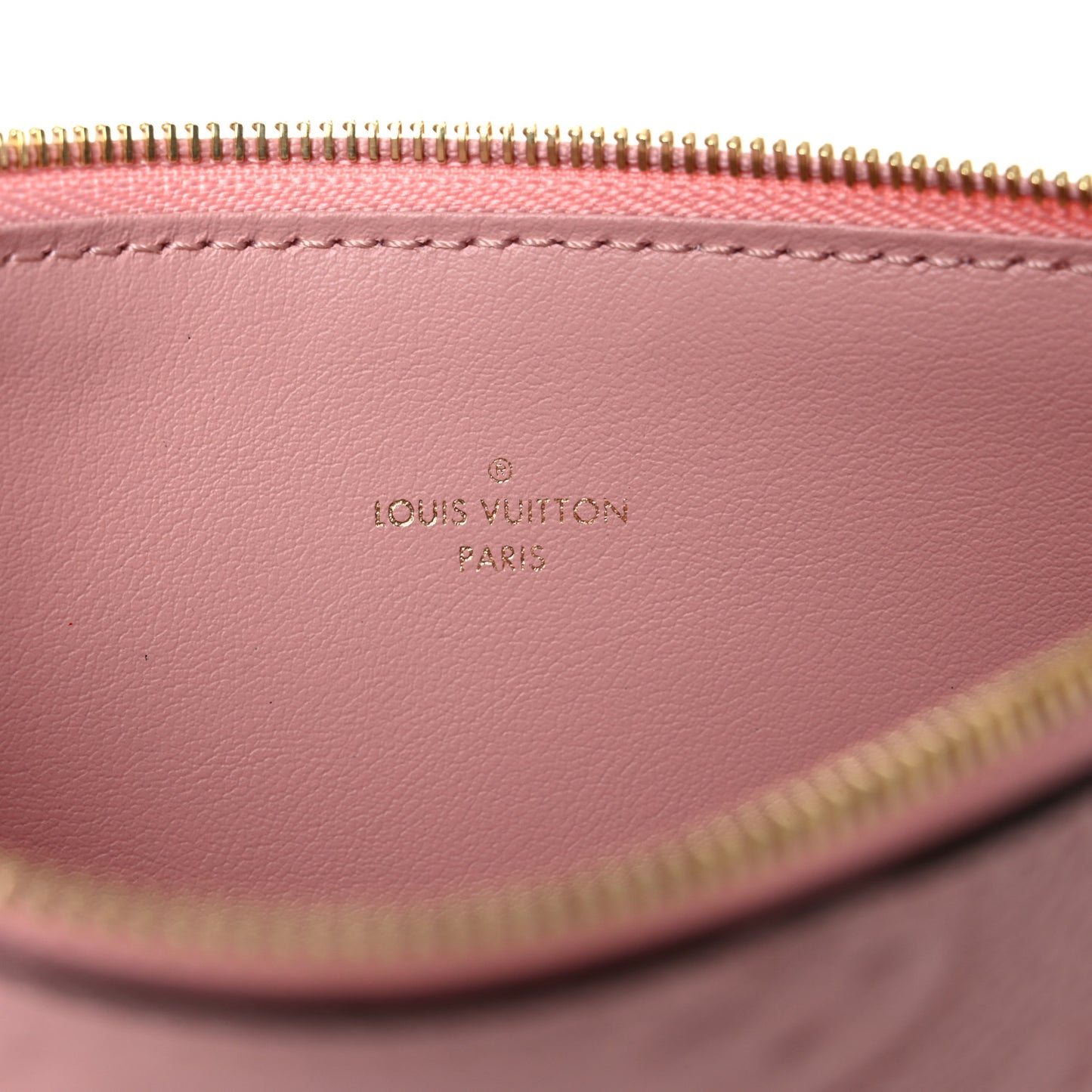 Empreinte Felicie Chain Wallet Zippered Insert Rose Poudre