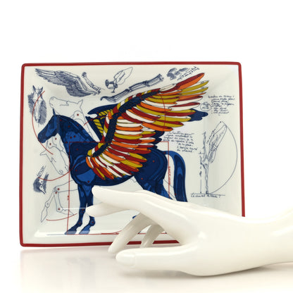 Hermes Porcelain Pegase Change Tray Anis Outremer 2 of 7