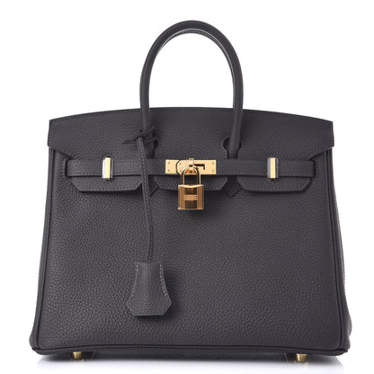 Hermes Togo Birkin 25 Graphite 1 of 37