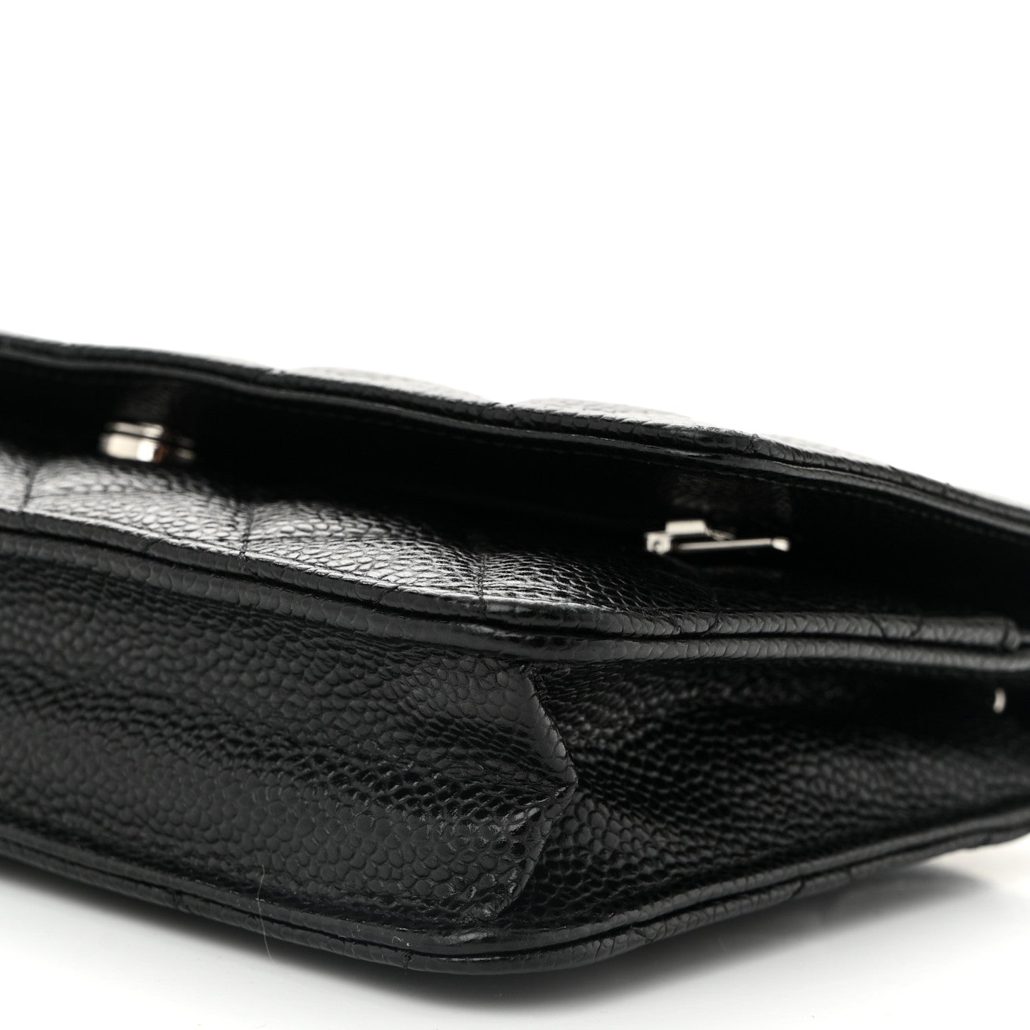 Chanel Caviar Quilted Wallet on Chain WOC Black 11 of 12