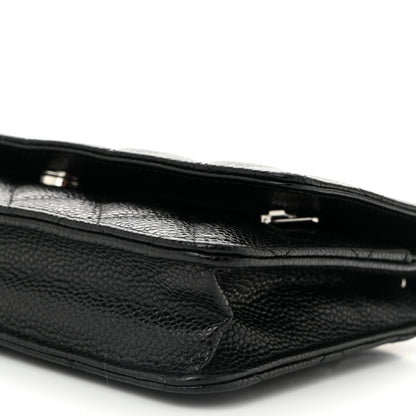 Chanel Caviar Quilted Wallet on Chain WOC Black 11 of 12