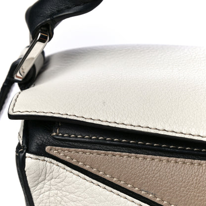 Loewe Calfskin Small Puzzle Bag Black Taupe 13 of 15