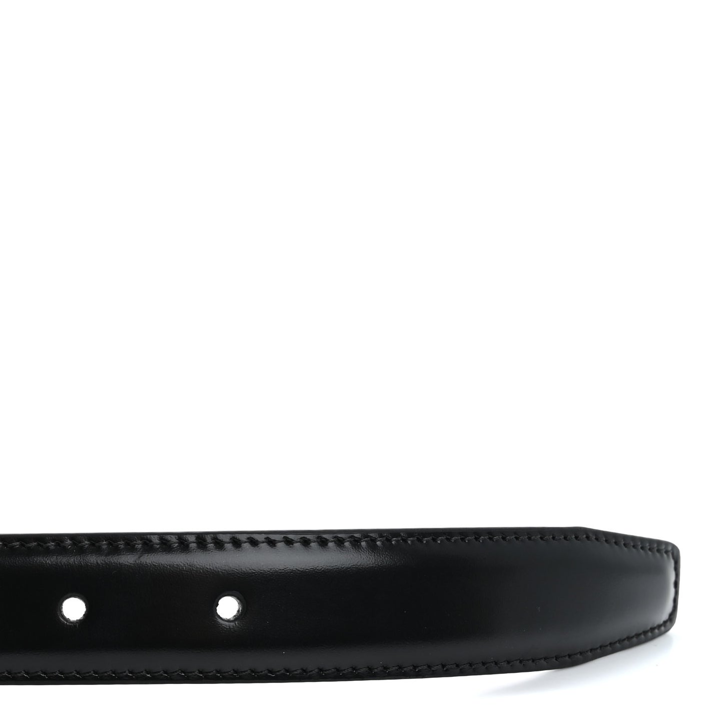 Taurillon Calfskin Medium Triomphe Belt 85 34 Black