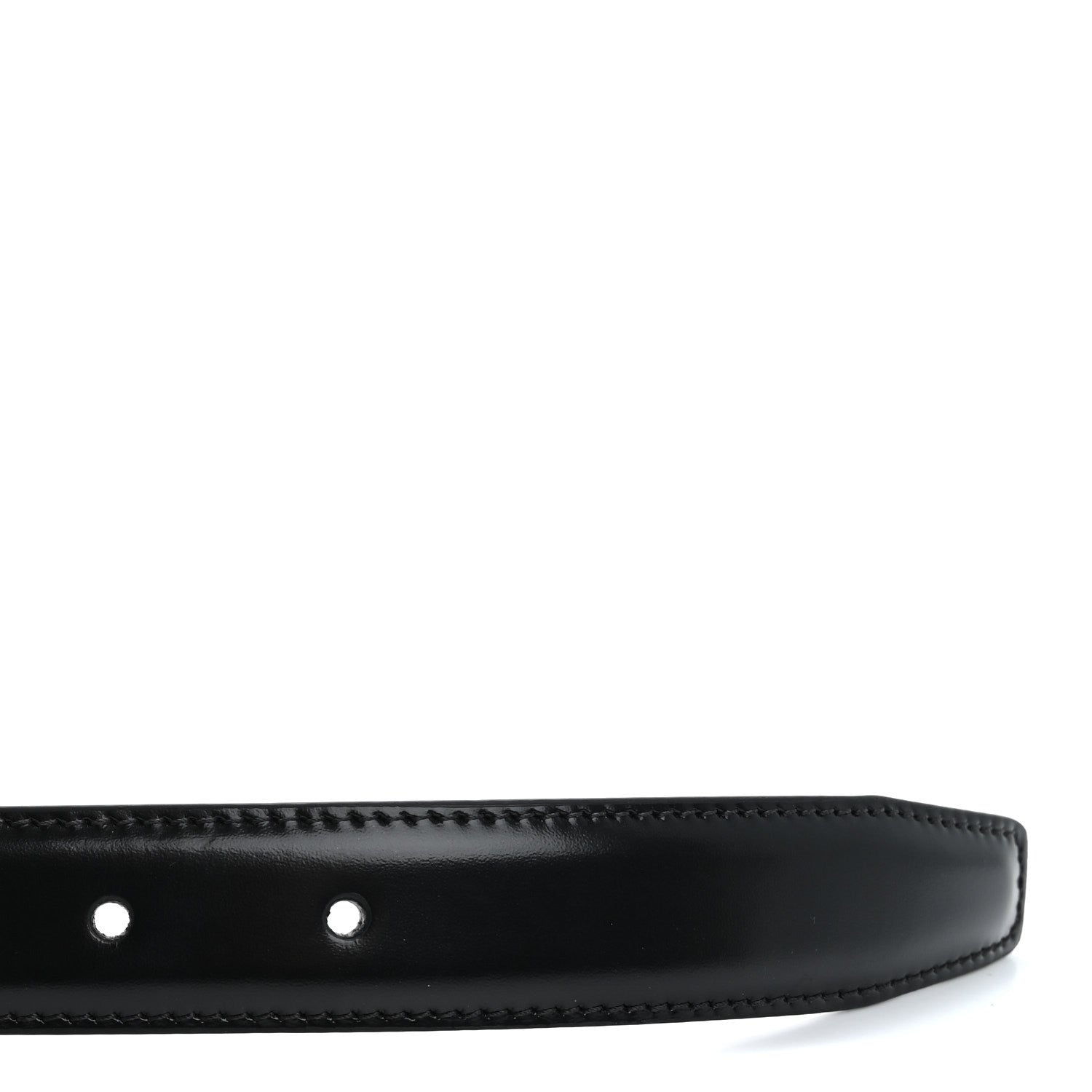 Celine Taurillon Calfskin Medium Triomphe Belt 85 34 Black 6 of 10
