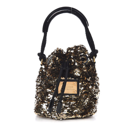 Louis Vuitton Sequin Mini Noe Rococo Gold 1 of 11