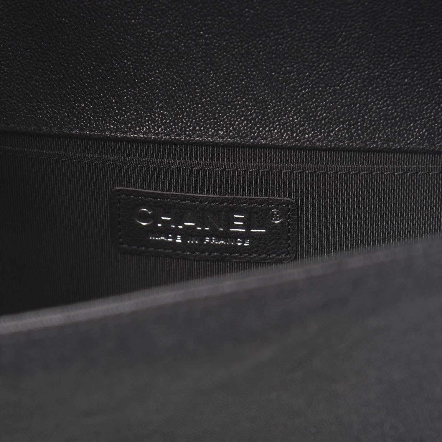Chanel Caviar Quilted Medium Boy Flap Grey 6 of 11