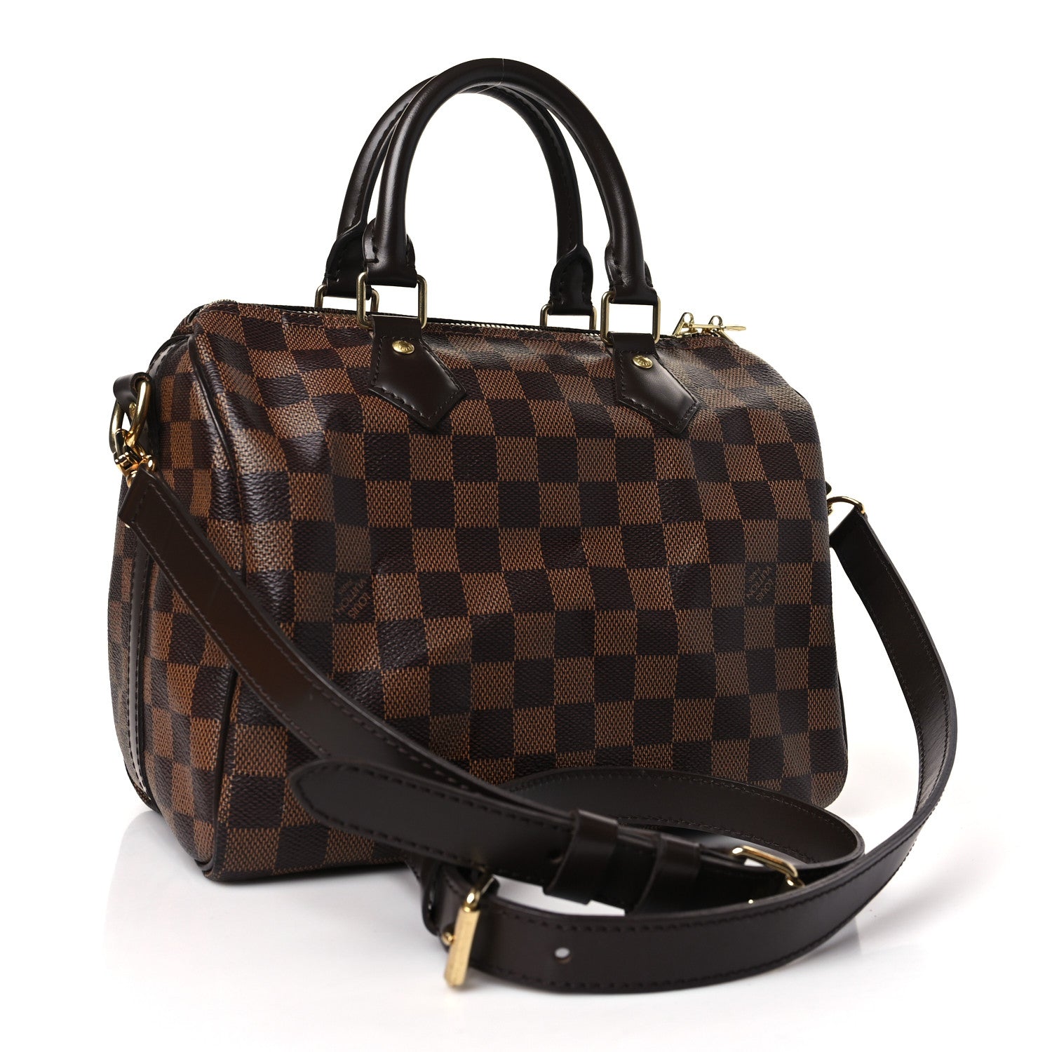 Louis Vuitton Damier Ebene Speedy Bandouliere 25 3 of 10