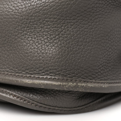Hermes Taurillon Clemence Evelyne III GM Etoupe 11 of 11