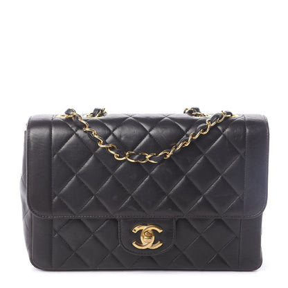 Chanel Lambskin Quilted Small Single Flap Bag Black 1 of 11