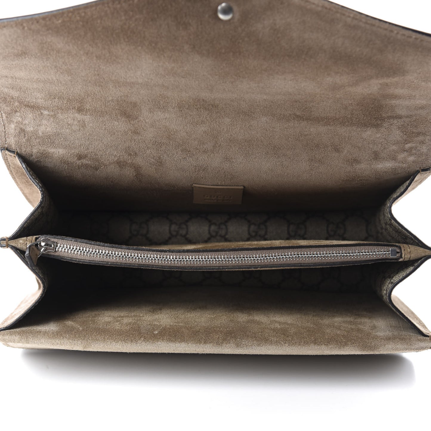 GG Supreme Monogram Small Dionysus Shoulder Bag Taupe