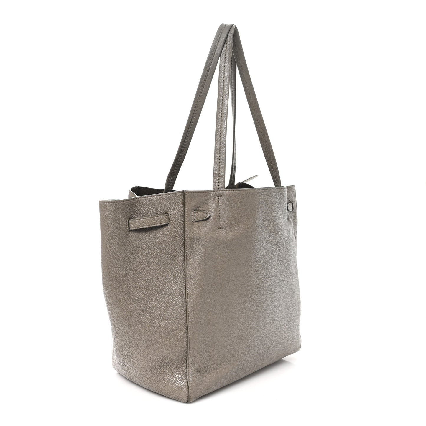 Soft Grained Calfskin Small Belt Cabas Phantom Taupe