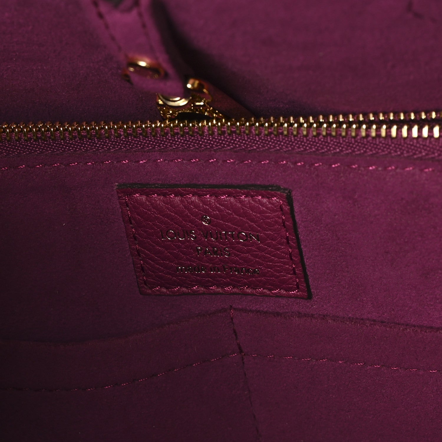 Louis Vuitton Calfskin Monogram Kimono Tote Grape 6 of 9