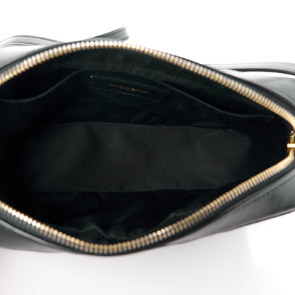 Saint Laurent Calfskin Matelasse Monogram Lou Camera Bag Black 5 of 10