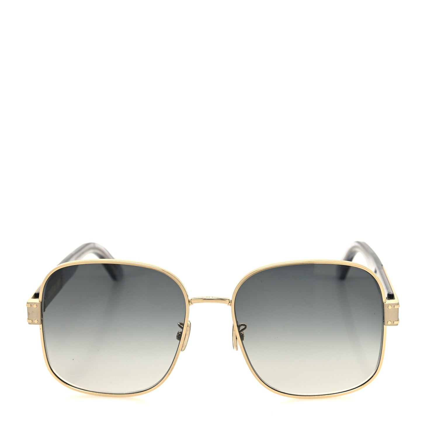 Diorsignature S5U Square Sunglasses Gold