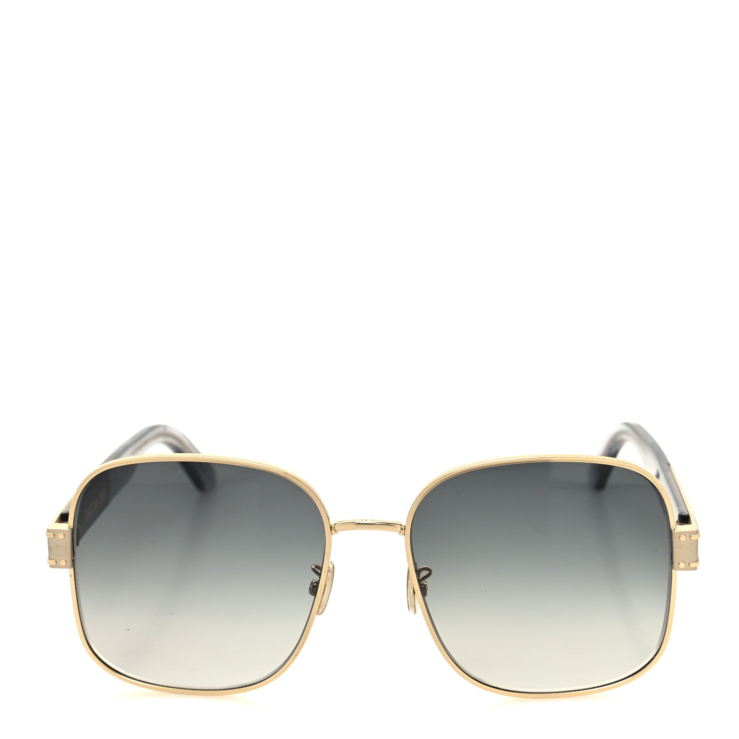Christian Dior Diorsignature S5U Square Sunglasses Gold 2 of 9