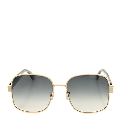 Christian Dior Diorsignature S5U Square Sunglasses Gold 2 of 9