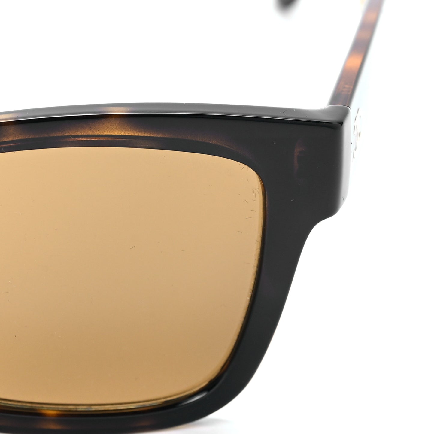Nylon Metal Square Folding Sunglasses 6053 Tortoise