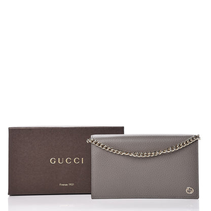 Gucci Dollar Calfskin Medium Betty Chain Wallet Loess 11 of 11