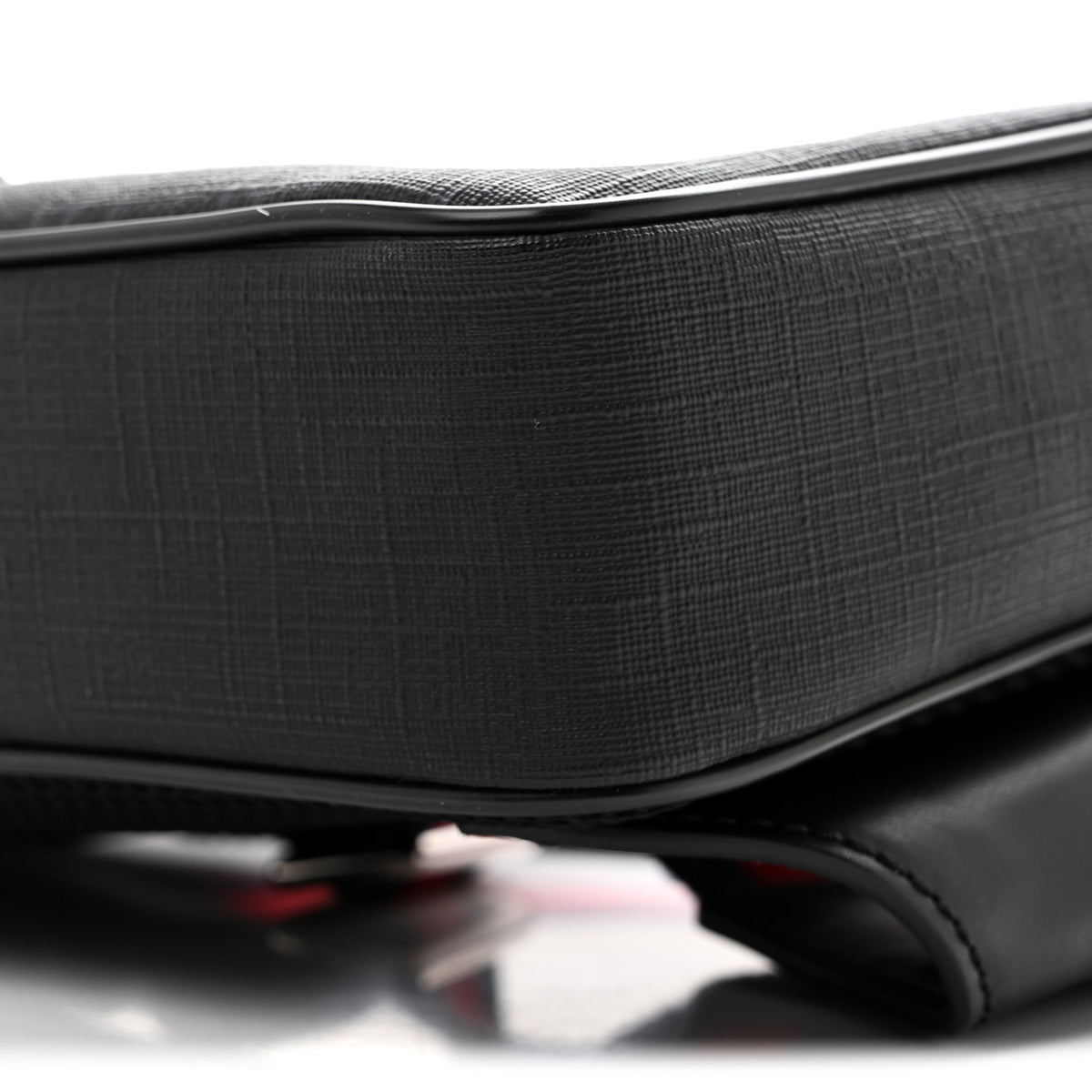 Gucci Soft GG Supreme Monogram Web Belt Bag Black Grey 10 of 10