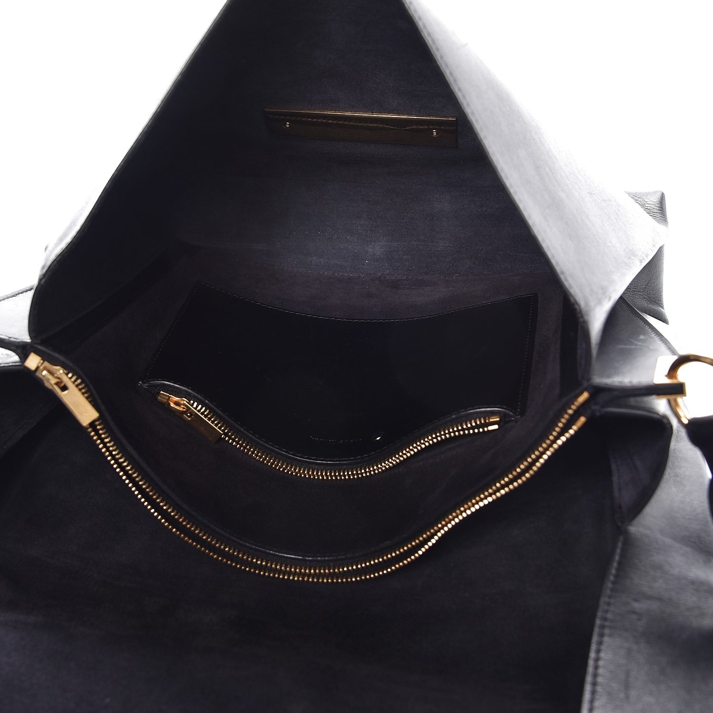 Calfskin Blade Flap Black