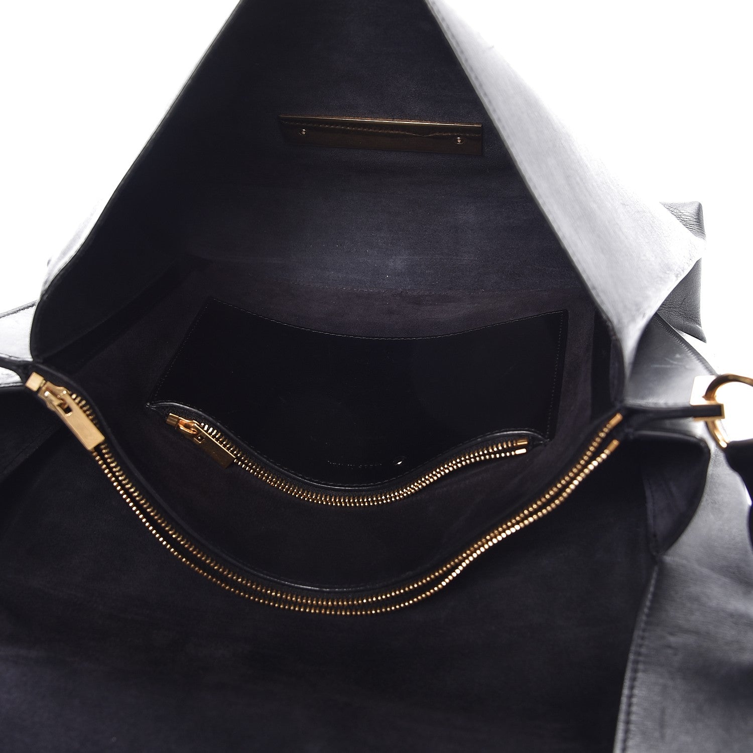 Celine Calfskin Blade Flap Black 6 of 8