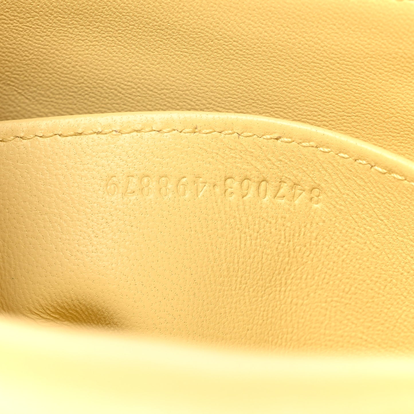 Calfskin Horsebit 1955 Aura Small Shoulder Bag Yellow