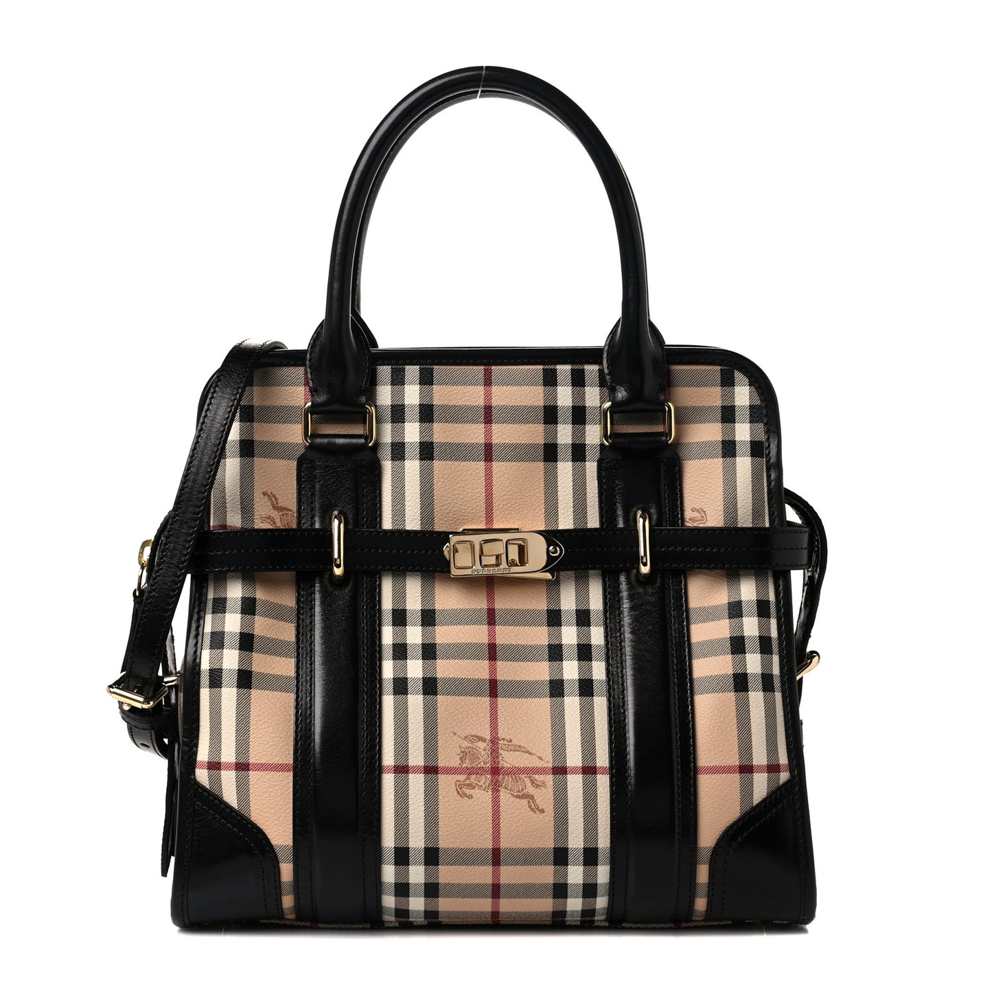 Haymarket Check Minford Portrait Tote Black