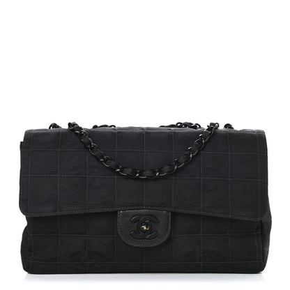 Chanel Nylon Medium Travel Flap Black 1 of 13
