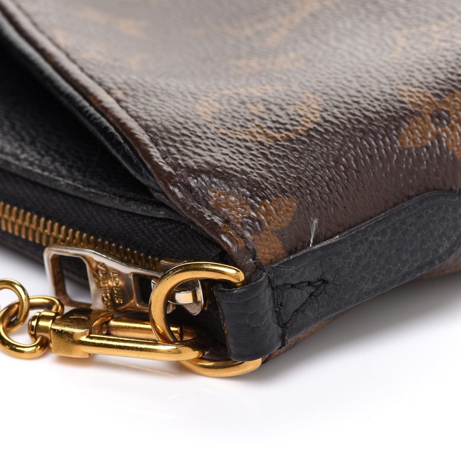 Louis Vuitton Monogram Pallas Clutch Black 12 of 13