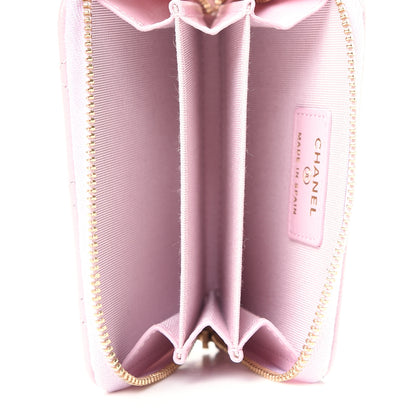 Chanel Caviar Quilted Zip Coin Purse Light Pink 5 of 8