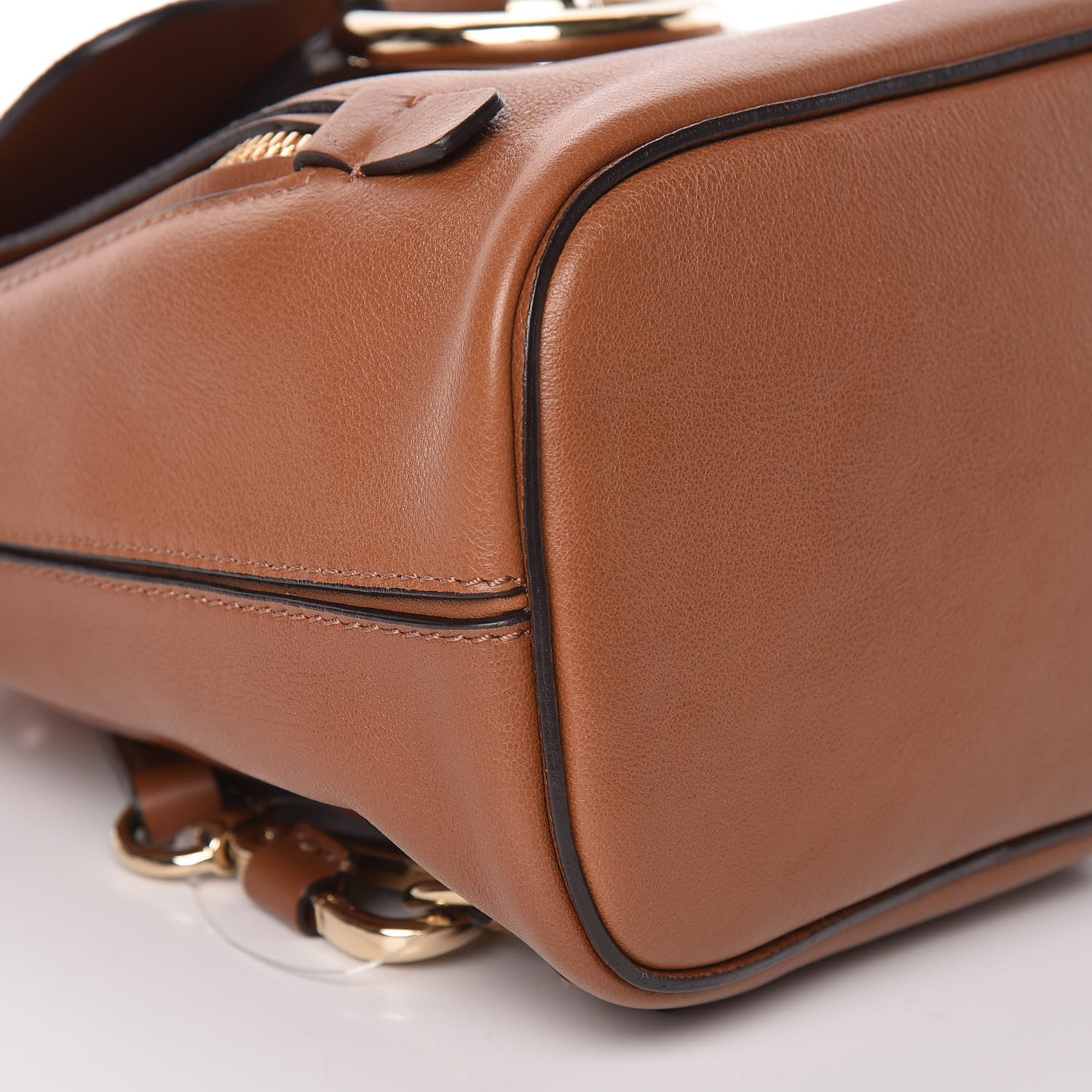 Chloe Suede Calfskin Mini Faye Backpack Tan 9 of 10