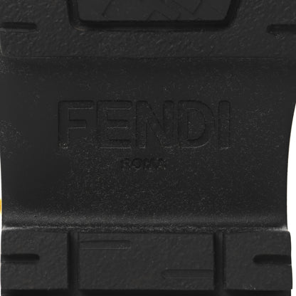 Fendi Nylon Baguette Domino 50mm Biker Boots 40 Mimosa Black 8 of 9