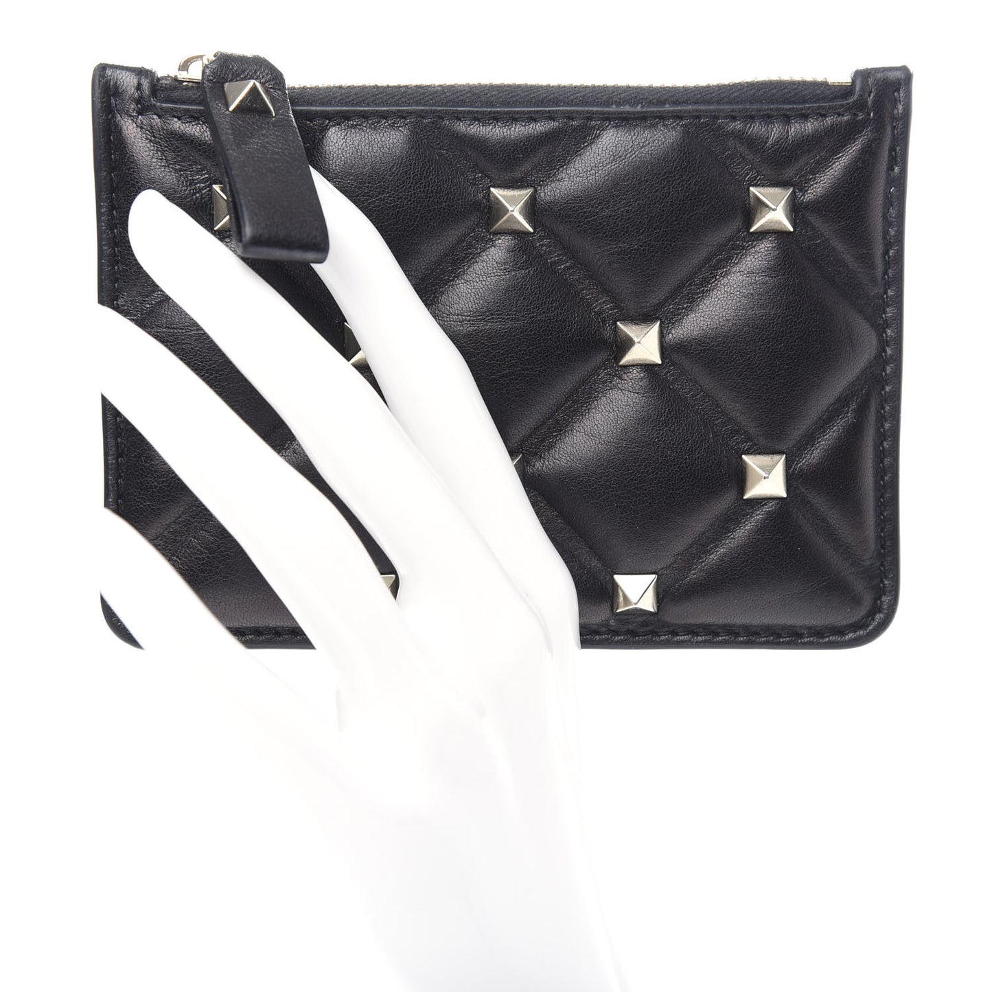 Nappa Candystud Coin Purse Black