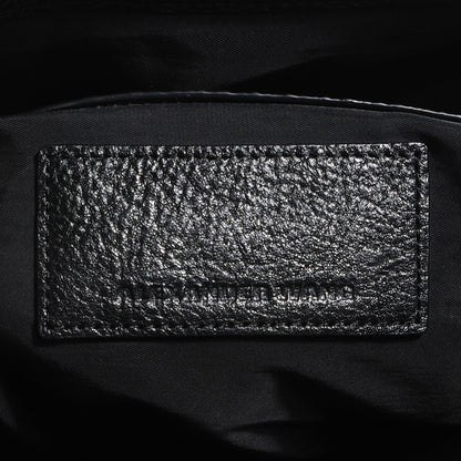 Alexander Wang Pebbled Calfskin Large Emile Black Rose Gold Hardware 6 of 10