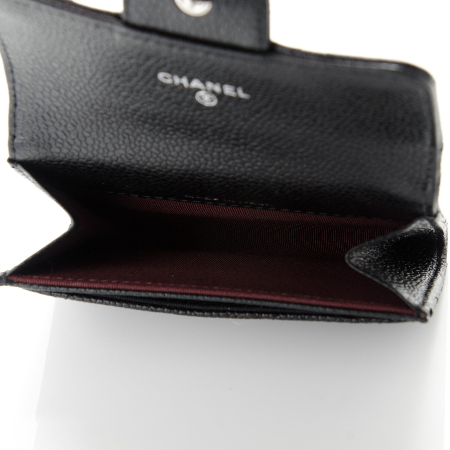 Chanel Caviar Quilted Flap Card Holder Black 5 of 8