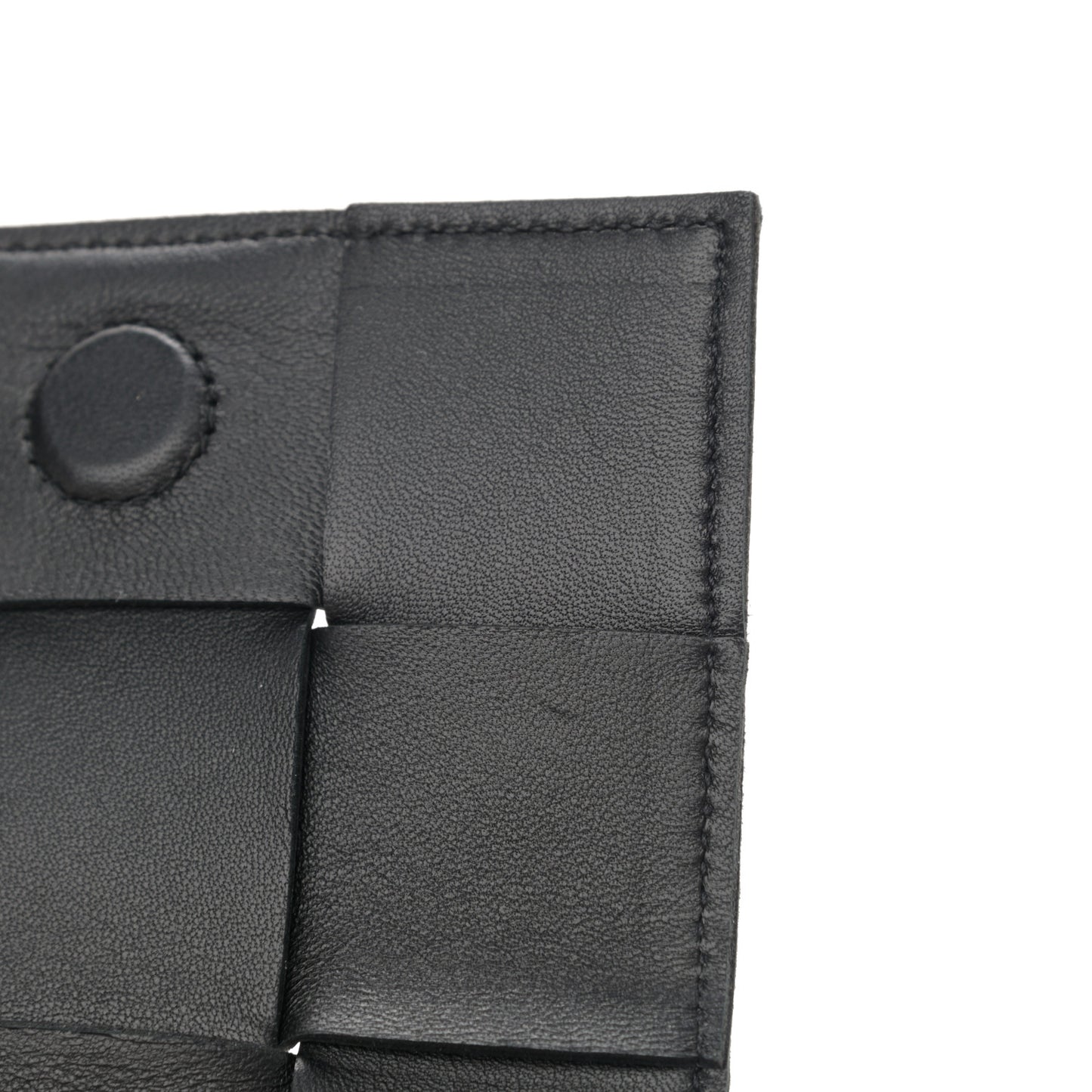 Lambskin Maxi Intrecciato Extra Mini Cassette Crossbody Bag Black