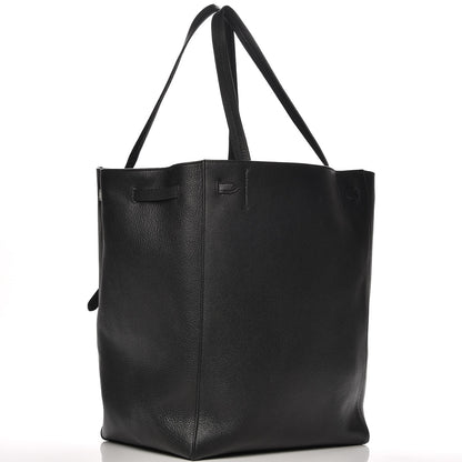Celine Soft Grained Calfskin Medium Belt Cabas Phantom Black 3 of 9