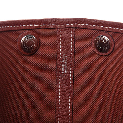 Hermes Toile Buffle Skipper Garden Party 30 TPM Rouge H 6 of 10