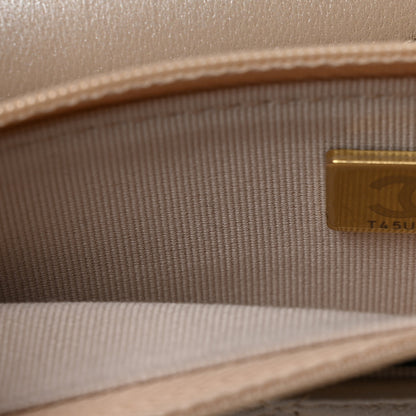 Chanel Pearly Lambskin Quilted Charms Wallet On Chain WOC Beige 8 of 12
