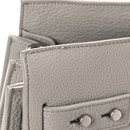 Saint Laurent Grained Calfskin Small Supple Sac De Jour Mouse Grey 12 of 12