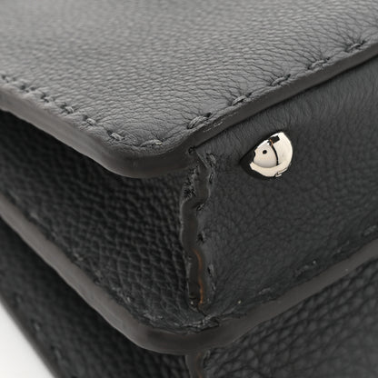 Fendi Cuoio Romano Selleria Chamois Small Peekaboo I SEE U Satchel Asfalto Camelia 12 of 12